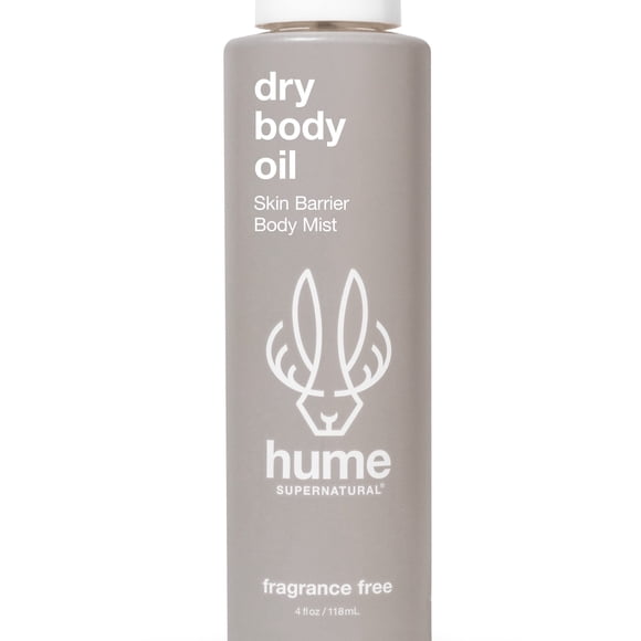 HUME SUPERNATURAL Spray de aceite corporal seco – Aceite hidratante para piel seca después de la ducha Aceites corporales para mujeres y hombres Aceite Body Spray Hidratación nutritiva Brillo Probióti