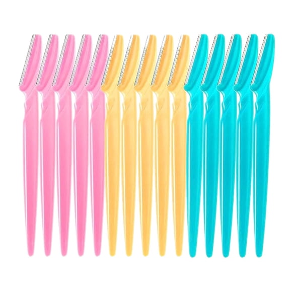 15pcs Eyebrow Razors -Eyebrow Razor and Face Razor for Women,Multipurpose Exfoliating Tool,Face Razor and Eyebrow Shaper For Women or Man With Precision Cover (15pcs)
