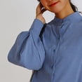 thumbnail image 4 of hotojiny Button Down Shirts for Women Trendy Long Sleeve Loose Blouse Casual Spring Fashion Outfits, 4 of 6