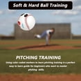 thumbnail image 3 of 2 PCS Pitching Trainer,Training Baseball Pitching Grip Trainers,Finger Placement Markers Baseball Training Equipment for Teenagers Beginners to Learn Multiple Baseball Grips.-Soft/Hard, 3 of 5