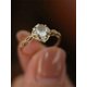 thumbnail image 2 of Creative 14k Gold & S925 Sterling Silver Flower Pattern Hollow Design Cat's Eye & Moonstone Gemstone Ring For Women, 2 of 5