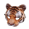 thumbnail image 1 of Mascarilla cara de tigre creativa Hugo para mujer Amarillo Accesorios de Halloween de tigre, 1 of 7