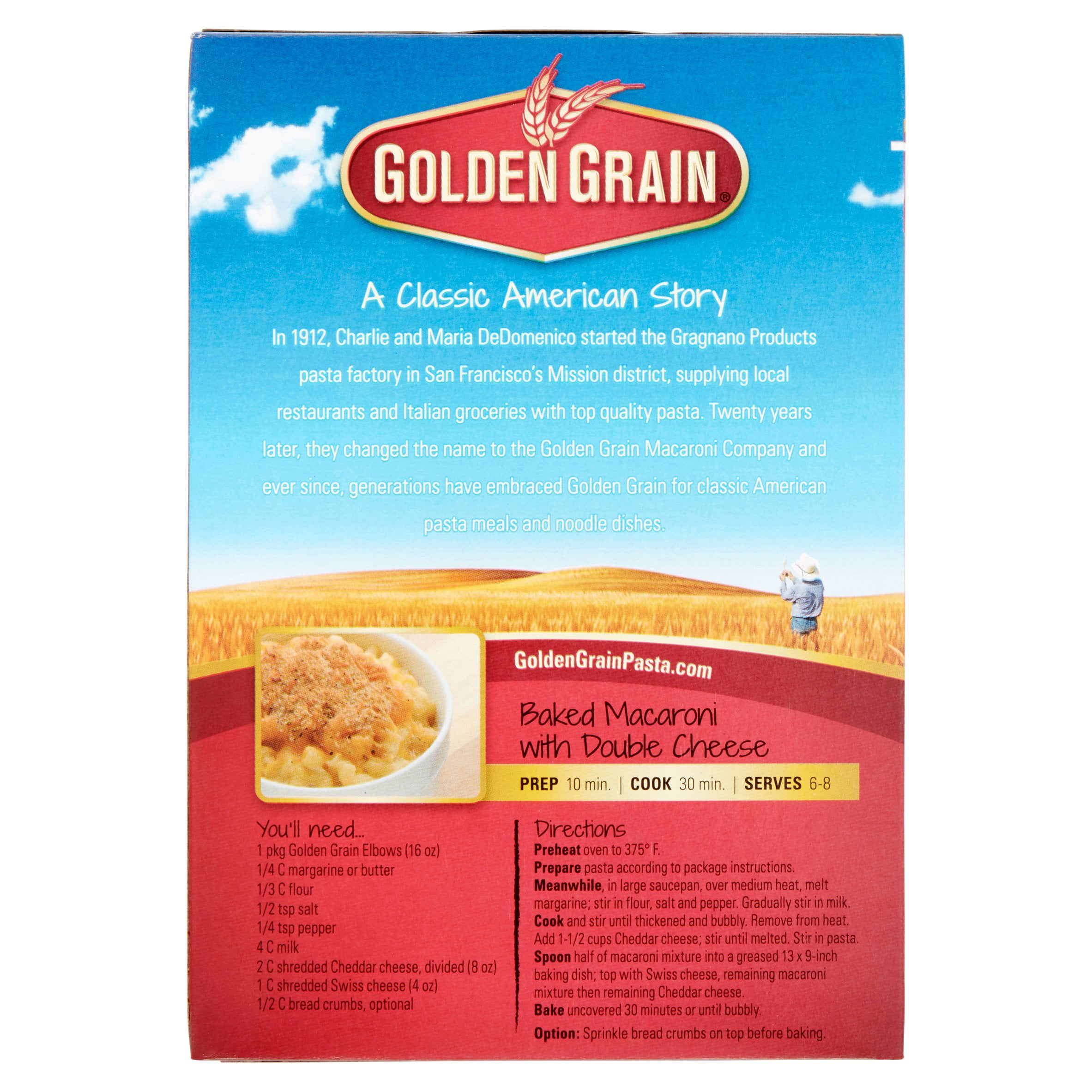 golden grain macaroni and cheese