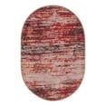 thumbnail image 2 of Unique Loom Asha Collection Area Rug - Rosas (2' x 3' Oval Rust Red/Ivory), 2 of 6