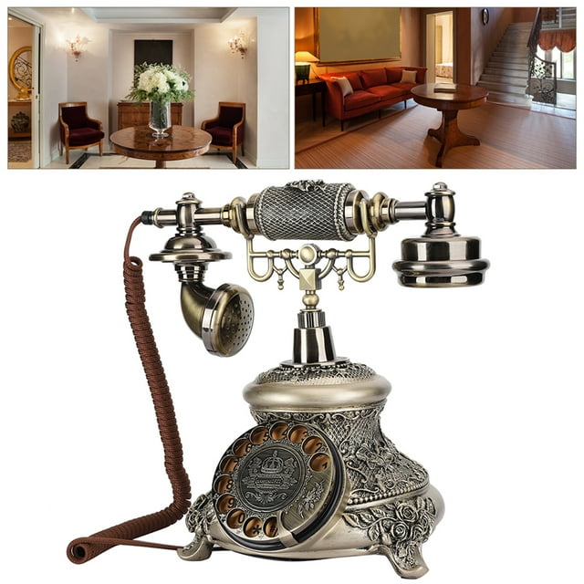 Téléphone Fixe Classique Rétro, pour Bureau, pour Maison