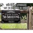thumbnail image 4 of Lone Star Art No Soliciting, Knocking, and Ringing Metal Sign, 4 of 5