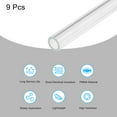 thumbnail image 3 of Acrylic Pipe Clear Rigid Round Tube 9pcs 7mm ID 10mm OD 6" for Lamps and Lanterns, Water Cooling System, 3 of 6
