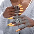 thumbnail image 3 of Collar You Are My Sunshine con colgante de mensaje grabado para mujer, 3 of 5