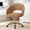 Brown, variant on ATHOPE Vanity Chair, Comfy Home Office Desk Chair for Girls, Swivel Make Up Chair, Computer Chair for Bedroom, Small Space, Beige