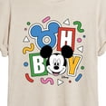 thumbnail image 3 of Disney - Mickey Oh Boy 90s - Women's Oversized T-Shirt, 3 of 5