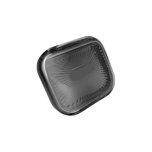 Grey Multi Functional Braces Storage Box Travel Storage Case 7.5X7X2Cm 2.95X2.76X0.79In Grey Plastic Portable Retainer Holder Organizer