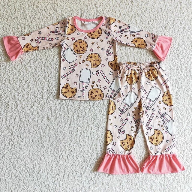 Venta al por mayor de pijamas de dinosaurios de Navidad para niños, conjunto de manga larga para niño y niña, pantalones para niños, ropa de dormir para niños pequeños, ropa de dormir