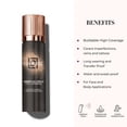 thumbnail image 6 of LUMINESS Airbrush Body Coverage with Self Tanner Brush - Tattoo Cover Up Makeup - Full Coverage Foundation for Face & Body - Water-Resistant, Long-Wear, Natural Radiant Finish, Light Deep, 6 of 12
