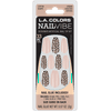 LA COLORS 33PC VIBE NAILS CHIC IN CHEETAH (COFFIN)