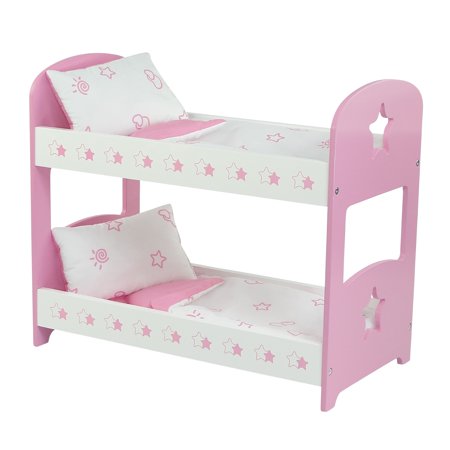 pink doll bunk bed