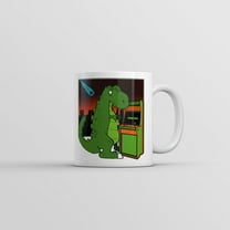 Game Over T Rex Mug Funny Retro Video Game Coffee Cup