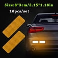 thumbnail image 4 of PEACNNG 10pcs 10 Pcs Car Bumper Reflective Stickers  Car Accessories for Safety and Visibility, 4 of 7