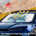 thumbnail image 4 of Jeiento Turtle Sunshade Visor Foldable Car Windshield Sunshades Auto Sun Visor Heat Protection Removable Automotive Accessories Fit Car Front Window for Trucks SUV Van, 4 of 6