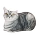 thumbnail image 3 of Cojín decorativo con forma de gato, suave y cómodo, de peluche corto Estilo D, 3 of 9
