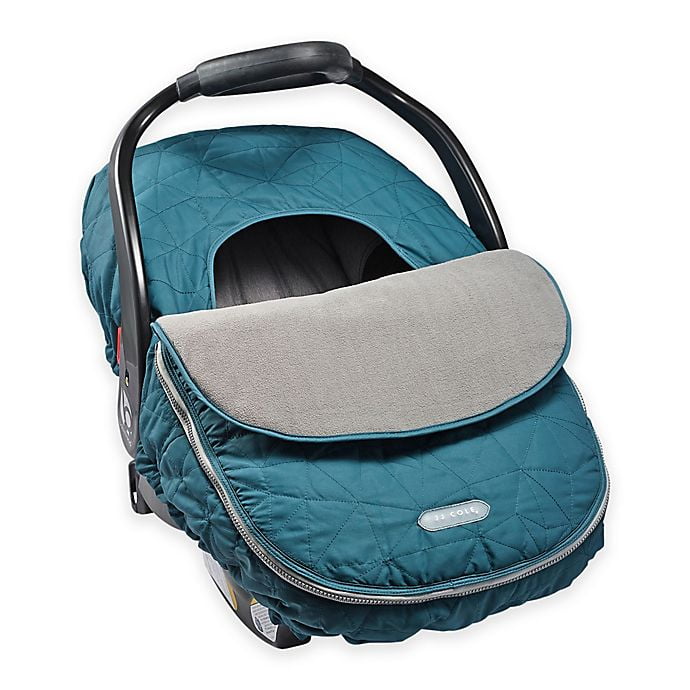 Jj Cole Car Seat Cover In Teal Fractal Com - Baby Trend Car Seat Cover Winter