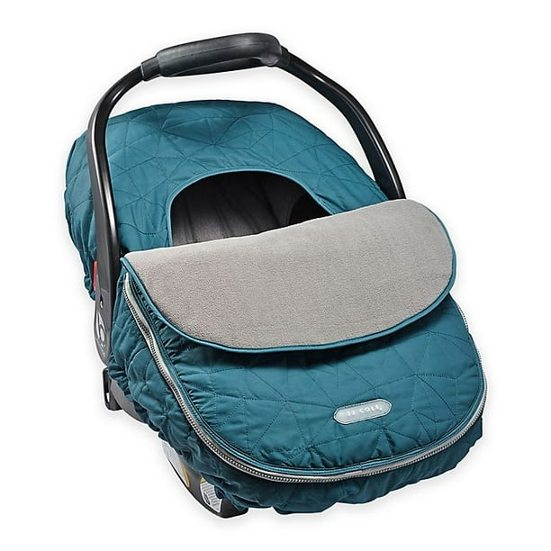 JJ Cole Car Seat Cover in Teal Fractal