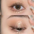 thumbnail image 5 of Kmbangi Eyeshadow Stick Waterproof Long Lasting Shimmer Eye Shadow Pencils with Sponge Applicators Highlighter Makeup Tool, 5 of 5