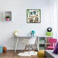 thumbnail image 2 of Stupell Industries Owl In Glasses Ivy Plant Wildlife Animals & Insects Painting Black Framed Art Print Wall Art, 2 of 7