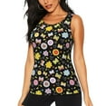 thumbnail image 3 of Goofa Flower Butterfly Printed Womens Workout Tops for Women Sleeveless Yoga Shirts Athletic Running Tank Tops Sleeveless Gym Clothes Workout Apparel-Large, 3 of 9