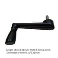thumbnail image 2 of Outdoor Patio Umbrella Crank Handle Assembly Courtyard Picnic Umbrella Parts Black, 2 of 5
