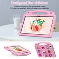 thumbnail image 6 of ELEHOLD Case for Samsung Galaxy Tab A9 Plus 11 Inch (SM-X210/X215/X216/X218) ,Children Friendly DIY Cartoon EVA Foam Protective Handle Stand Cover for Galaxy Tab A9+,Pink, 6 of 8