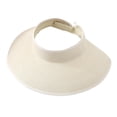 thumbnail image 3 of Sombrero de playa Salvador para mujer plegable protección beige, 3 of 6