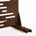 thumbnail image 6 of MAYEERTY 72"x47"x16" Outdoor Privacy Screen with Stand Metal Balcony Decorative Screen,Brown, 6 of 10