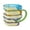 300ml, variant on Handmade Painted Glass Beverage Cup With Ergonomic Handle Dishwasher Safe Mug For Milk Juice Cocktails Serving
