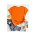 thumbnail image 2 of Playera Blusa De Capybara Comiendo Un Huevo Estrellado Capibara Ropa Para Mujer Divertida Color Anaranjado Talla Chica Marca Emil SaEs, 2 of 4