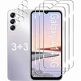 thumbnail image 1 of ccwonima [3+3 Pack] Galaxy A14 5G Screen Protector + Camera Lens Protector, 9H Hardness, Scratch Resistant, Easy Installation, Bubble Free, HD Tempered Glass for Samsung Galaxy A14 5G, 1 of 1