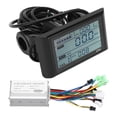 thumbnail image 2 of Controlador De Motor Sin Escobillas, Freno De Bajo Nivel 15A Carcasa De Disipación De Calor 6 Mosfet 36V/48V Controlador De Motor Sin Escobillas Panel LCD Para Electricidad ANGGREK  AC7027, 2 of 8