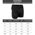 thumbnail image 4 of MADHERO Mens Swim Trunks with Liner 2 in 1 Quick Dry Swimming Shorts Swimwear Black Size s, 4 of 6