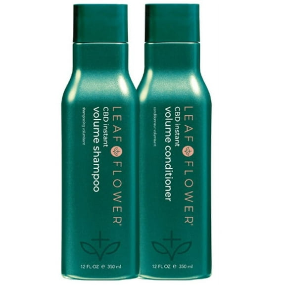 Leaf & Flower Instant Volume Shampoo & Conditioner 12 oz Duo
