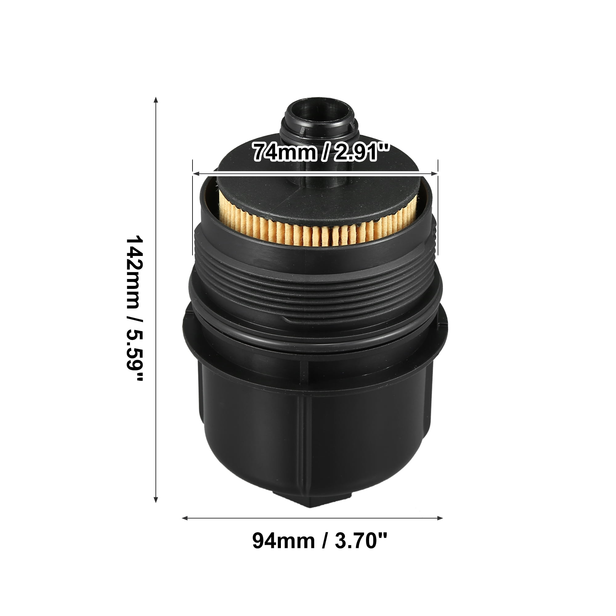Unique Bargains Car Oil Filter Cap Assembly Housing Replacementfor for Jeep Wrangler JL 2020-2021 68507598AA, 68498720AA