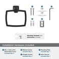 thumbnail image 5 of Amerock Revitalize Matte Black Closed Towel Ring, 5 of 8