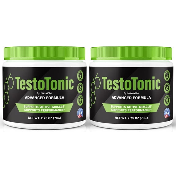 (2 Pack) TestoTonic – Health Support with Natural Ingredients to Support Steady Energy, Stamina & Drive | Daily Formula in Easy-to-Take Formula, 30 Day Supply (60 Servings)