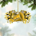 thumbnail image 4 of Personalized Cheerleader Ornaments Cheerleader Cheerleading Lovers Ornaments Cheerleading Ornament Gift for Cheerleader Christmas 2025 Cheer Cheerleader Ornaments Xmas (Style 6) - 3579 (Orange), 4 of 7