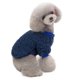thumbnail image 4 of Suéter para perro de 2 piezas, abrigo para perro pequeño, mediano o gato, chaqueta de algodón suave y cálida de invierno para cachorro (azul marino + rojo vino) XL, 4 of 5
