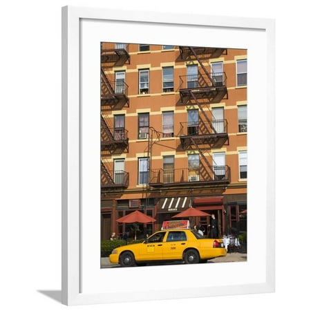 Restaurant in the Chelsea District, Midtown Manhattan, New York City, USA Framed Print Wall Art By Richard