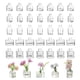 thumbnail image 1 of Jarrones de cristal Hewory Clear, 40 unidades, para centros de mesa, 1 of 7
