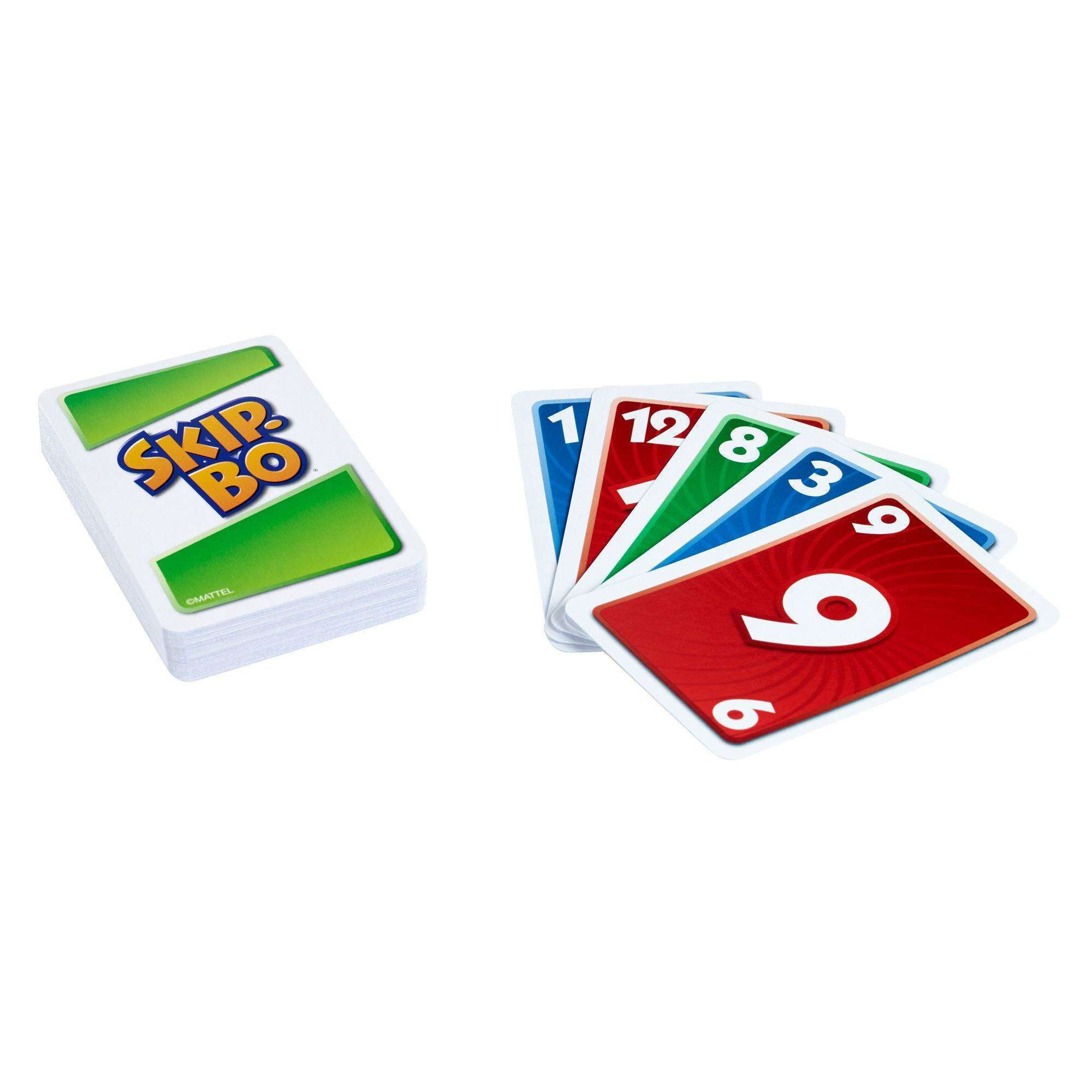 2 to 6 Players New Mattel Family card Game Skip-Bo Card Game 