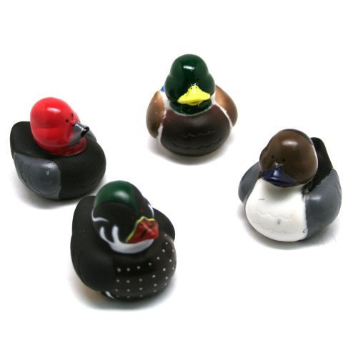 12 Mallard Decoy Rubber Ducks
