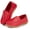 A/Red, variant on Toddler Little Kids Boys Girls Loafers Dress Shoes Soft Sip On Moccasin Flat Boat Casual Shoes