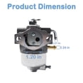 thumbnail image 2 of Carburetor Fit for Kawasaki Mule 2500 2510 1996-1999 Mule 2520 1997-2000 Carb 15003-2509, 2 of 6