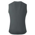 thumbnail image 5 of Domuza Tank Top for Men Classic Quick-Dry Sleeveless Vest Tops Summer Breathable Casual Tshirt Workout Muscle Gym Tanks Dark Gray M, 5 of 6